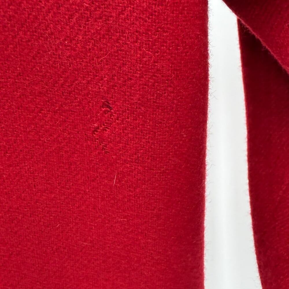 Sag Harbor Red 100% Wool Blazer Womens Sz 12 Vintage Preppy Office Siren - Picture 8 of 8